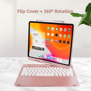 <span class=keywords><strong>iPad</strong></span> Pro 12.9 นิ้ว <span class=keywords><strong>iPad</strong></span> Air 13 นิ้ว คีย์บอร์ดไร้สาย A2229 และเคสพร้อมไฟแบ็คไลท์หลากสี ดีไซน์แบบกรรไกร และช่องใส่ปากกา สินค้าใหม่ - Product Image 4