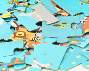 Đồ Chơi Giáo Dục Trẻ Em <span class=keywords><strong>Montessori</strong></span> 48 Cái Bản Đồ Thế Giới Bằng Gỗ Trò Chơi Ghép Hình - Product Image 3