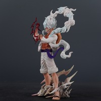 One Pieces GK Wano Country Monkey Ruffy Gear 5. Form Sonnengott Pose Blitze ffekt Sammler modell Statue Figur Anime Geschenk