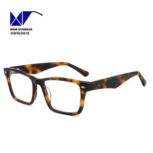 Gafas Graduadas Unisex al por Mayor, Estilo Clásico, Lentes Rojos Transparentes, Montura Completa, OEM/ODM, Talla 54-18-145, Modelo UWIE210 - Product Image 4
