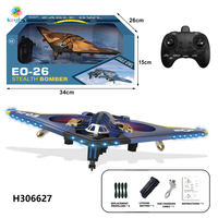 Jouet d'avion RC de haute qualité avec lumières LED pour enfants, modèle électrique bon marché avec télécommande multicanal et évitement d'obstacles