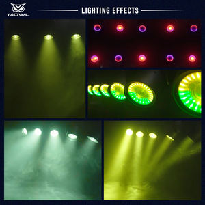 Fond d'écran 150W DMX512 RGBW 4in1 Zoom Wash LED Lumière principale mobile <span class=keywords><strong>pour</strong></span> fêtes Performances mobiles Lumières <span class=keywords><strong>de</strong></span> scène - Product Image 4