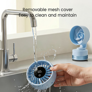 CE ROSH ventilateur de bureau de Table USB personnel Rechargeable avec lumière colorée Mini ventilateur de Table de - Product Image 5