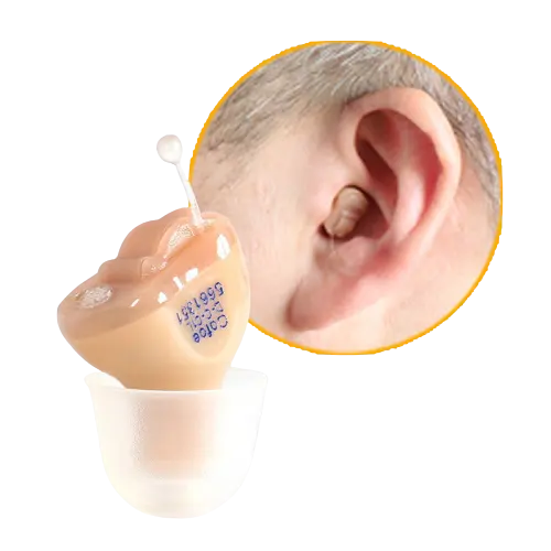 Cofoe Amplifier Digital dapat diprogram, alat bantu dengar pertolongan tuli yang dapat diisi ulang saluran telinga untuk Tuli