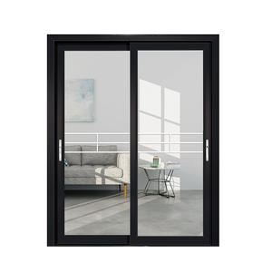 Modern Enerji Tasarruflu Alüminyum Alaşımlı Sürgülü Çift Camlı Temperli Cam Kasırgaya Dayanıklı Ses Yalıtımlı İç Mekan Yaşam Alanı - Product Image 3