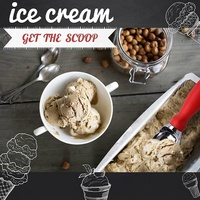 Cuchara para Helado de Aleación de Zinc con Logotipo Personalizado al por Mayor, Resistente, Apta para Lavavajillas, para los Amantes del Helado que No Pueden Esperar