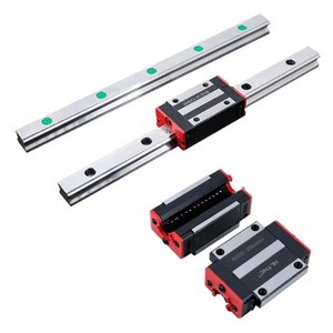 Bloc de guidage linéaire HGH HGW 15 20 25 30 35 CA CC HA à quatre faces, en acier de précision avec palier à bride - Product Image 1