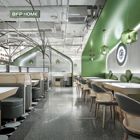 BFP – ensemble de Table et chaise en bois massif pour Restaurant, Design moderne et Simple