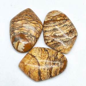 Imagen jaspe varios tamaños forma libre cabujón para la fabricación de joyas - Product Image 6