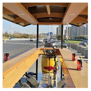 Véhicule de tourisme électrique à pédales pour fêtes et bars, mini-bus de transport touristique, voiture de loisirs pour visites urbaines - Product Image 5