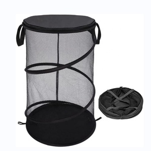 Cesto de Ropa Plegable de Malla con Asas de Fácil Apertura, Diseño Pop-Up, Ideal para Viajes, Compatible con Bolsas, para Uso en Baño y Armario - Product Image 1