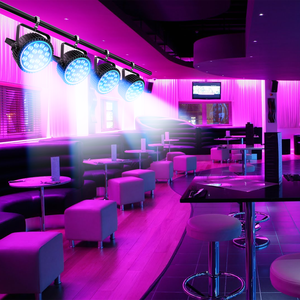 <span class=keywords><strong>Led</strong></span> <span class=keywords><strong>Par</strong></span> ánh sáng 18x8W RGBW ánh sáng sân khấu với RGB Vòng DMX 512 hiệu ứng nhấp nháy cho cho Disco Đảng Bar DJ Sân khấu mệnh đèn - Product Image 5