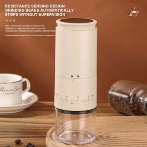 Automatic Mini 38 Levels Adjustment Drip Hand <b>Coffee</b> Bean Grinder Digital Smart <b>Coffee</b> <b>Maker</b> for Travel - Product Image 6