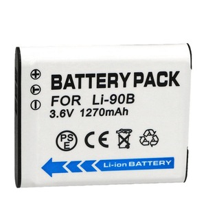 Batterie LI-90B 1270mAh 92BXZ-2TG3 pour Olympus TG-4 TG-5 SP-100 CE Certifiée CE RoHS Vente en Gros Haute Capacité Sûre - Product Image 1