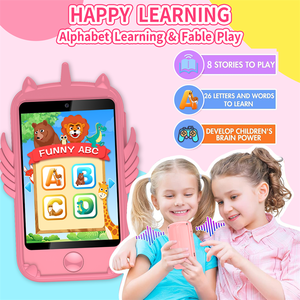 Mini smartphone jouet A16 <span class=keywords><strong>pour</strong></span> enfants, téléphone portable intelligent avec carte SIM, appels téléphoniques, portable <span class=keywords><strong>pour</strong></span> enfants avec 19 jeux - Product Image 5