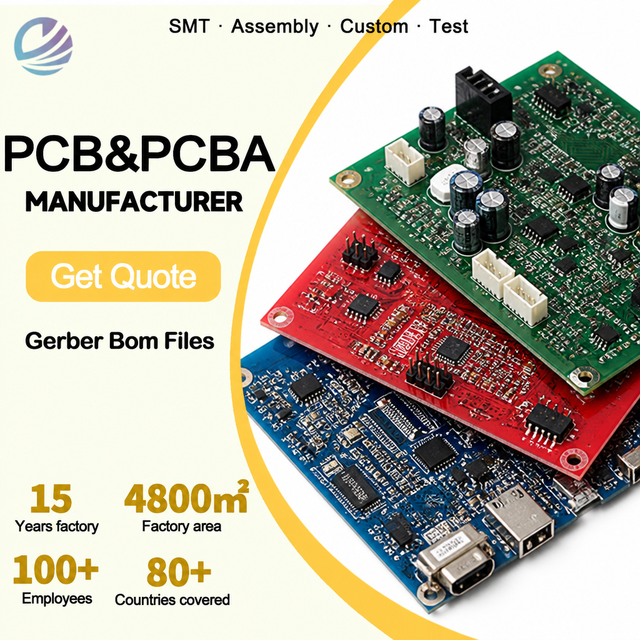 Quality Custom Multilayer Double Sided PCB Prototyping and SMT Service with Professional PCBA Assembly Manufacturer