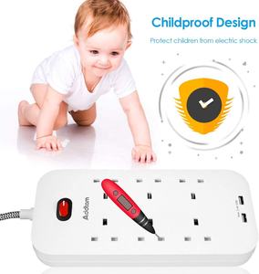 13A CE BS SASO EMC ROHS延長コードソケットサウジアラビア電気プラグ、個別スイッチ延長電源ボード - Product Image 3