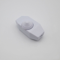120V 220V 1A 2A 3A Negro Blanco Transparente Retro Bombilla Lámpara de mesa Interruptor de atenuación giratorio 339