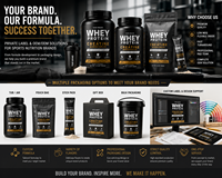 Protéine de lactosérum, créatine en poudre, complément pour la musculation, gain de masse protéinique élevé, formule fitness