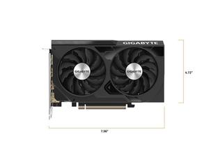 การ์ดจอ GeForce RTX 4060 WINDFORCE OC 8G พร้อมพัดลม 2 ตัว หน่วยความจำ 8GB 128-bit GDDR6 รุ่น GV-N4060WF2OC-8GD ยี่ห้อ GIGABYTE GeForce RTX 4060 WINDF - Product Image 4