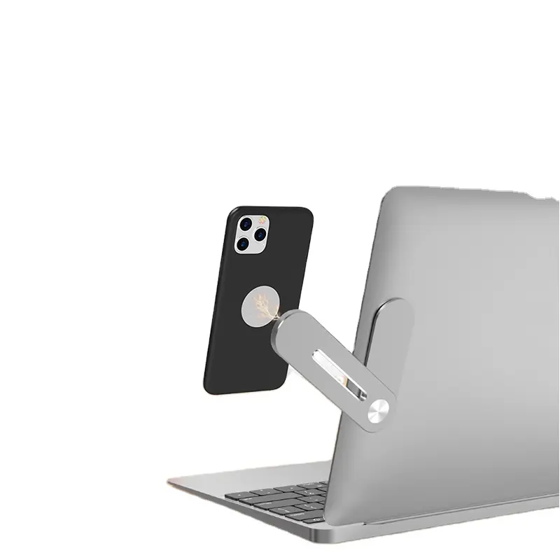 Multifunctional Metal Magnetic Mobile Phone Holder Notebook Expansion Mounting Bracket for laptops cell phone mount holder