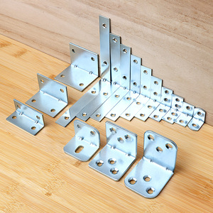 Iron Angle Bracket 90 Degree Cold Rolled Steel L Shape Cabinet Shelf Support Hardware Durable - Product Image 1