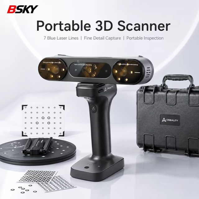 High Quality Spot Straight Delivery Portable High-precision Blue Laser 3D Scanner for Automotive Engineering