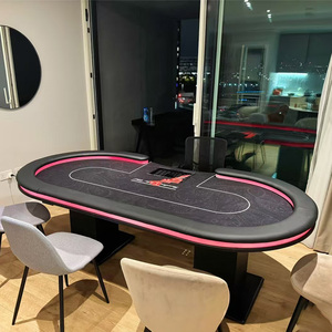 Tavolo da <span class=keywords><strong>Poker</strong></span> Pieghevole con Gambe in Metallo, Tavolo da <span class=keywords><strong>Poker</strong></span> Texas Personalizzato Portatile, Fornitore Completo - Product Image 4