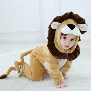 TONWHAR Unisex Kids Jumpsuit 3D Animal Series Dress up Costume con cierre de cremallera Diversión para niños - Product Image 3