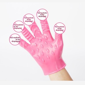 Guante de Silicona con Diseño de Diente de Lobo para Adultos, Estimulación de Dedos, Impermeable, Texturizado, Suave, Reutilizable y Lavable para Mujeres y Sexo Lésbico - Product Image 3