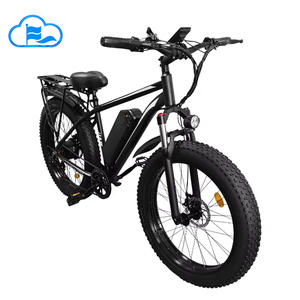 Электрический велосипед YUNQI EB26 с литиевой батареей, 26 дюймов, для взрослых, 1000 Вт, 48 В, 15 Ач, с цифровым дисплеем, задний мотор-редуктор, рама из алюминиевого сплава - Product Image 1