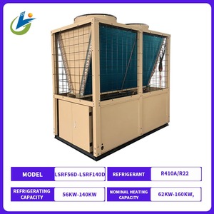 Pompe à chaleur air-eau de type split, 65 kW, en acier inoxydable, pour chauffage au sol de villas et de maisons individuelles - Product Image 2