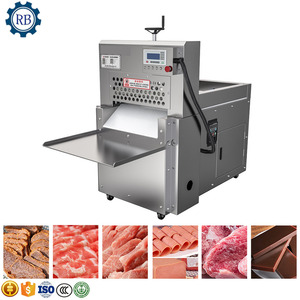 Machine à trancher la viande automatique pour la découpe en bandes de viande séchée, équipement pour restaurant, <span class=keywords><strong>boucherie</strong></span> - Product Image 4