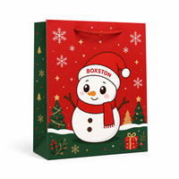 Sacs cadeaux en papier de Noël festifs taille moyenne, sacs à friandises de Noël en gros, sacs en papier de Noël en vrac, emballages de Noël pour la vente au détail