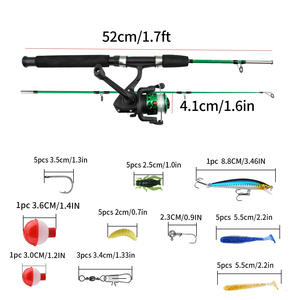 Ensemble <span class=keywords><strong>Canne</strong></span> à Pêche Portable pour Enfants, Moulinet Métallique, <span class=keywords><strong>Canne</strong></span> à Leurre pour Carpe, pour Débutants et Novices, Vente en Gros - Product Image 4