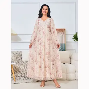wholesale Traditional muslim arabs Middle East Arabian dubai 2024Fashion clothing manufacturers abaya women's clothing dress eid