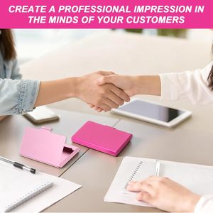 Tarjetero de Aluminio Personalizado con Nombre Comercial, Estuche Metálico para Tarjetas Bancarias y de Crédito, Cartera Metálica para Hombres y Mujeres - Product Image 5