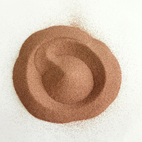 Granulats abrasifs grenat rose 80/120 mesh, haute dureté, faible teneur en poussière, pour découpe jet d'eau, finition de surface et préparation des métaux