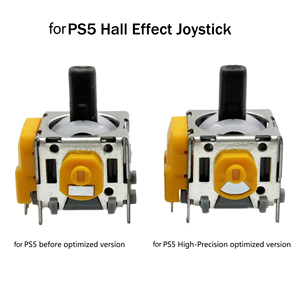 GINFULL Joystick à effet <span class=keywords><strong>Hall</strong></span> pour PS5 pour PS4 <span class=keywords><strong>3D</strong></span> Analog Sticks <span class=keywords><strong>Sensor</strong></span> Module Enhanced Thumbsticks Drift Fix Mod Rocker - Product Image 2