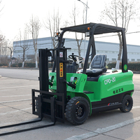 Nouveau chariot élévateur électrique compact LEAD LD-20EF 1,5-4 tonnes 4x4 avec batterie 60V, pneus non-marquants et accessoires