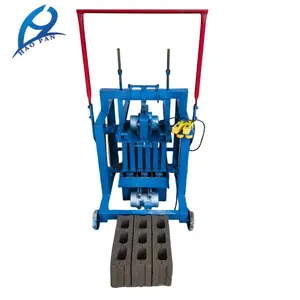 2-45a prensa hidráulica suelo ladrillo que hace la Máquina manual mano rojo ladrillo que hace la máquina