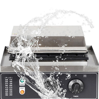 Gaufrier électrique enduit antiadhésif d'acier inoxydable de machine de casse-croûte pour le commerce