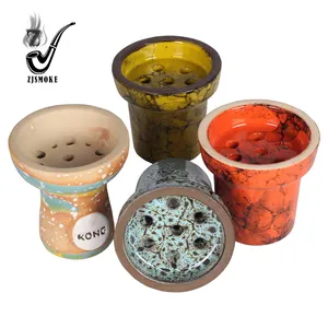 Tête de chicha en céramique une variété de styles accessoires de narguilé bol à chicha