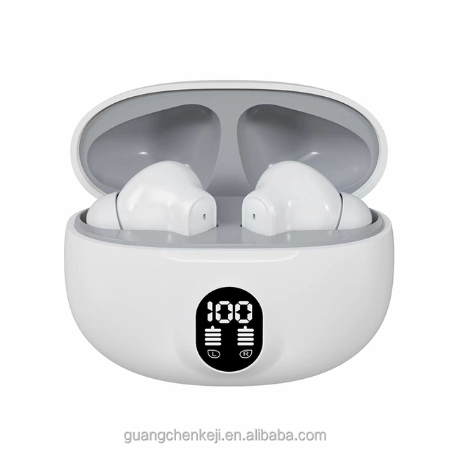 Wholesale in Ear Noise Cancelling Headphones TWS Earbuds Custom Logo Long Battery Life LED Power Display for Smartphone Laptop
