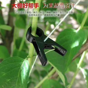 Abrazadera de sujeción para plantas trepadoras negra M86060150 mm, abrazadera en G para soporte de tomate, pepino y vegetales en jardinería doméstica - Product Image 4