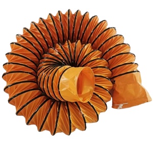 <span class=keywords><strong>PL</strong></span> 6-24 Zoll 5/10 Meter PVC flexibler Kanal luft schlauch Nylon rohr für Lüftungs ventilator Axial ventilator - Product Image 1