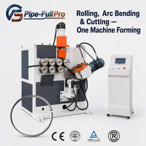 Servo CNC Tube Rolling Bending Cutting <b>Machine</b> Stainless Steel Aluminum Round Square Rectangular <b>Pipe</b> Ring Circle Forming - Product Image 1