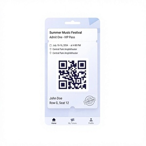 Event Ticket Booking App Discover Events <b>Book</b> Tickets Scan QR <b>Codes</b> Secure Payments Instant Confirmations Mac OS Multi-OS - Product Image 1