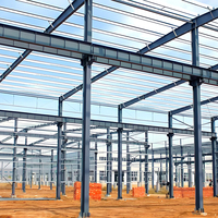 Edificios de Estructura de Acero Prediseñados de Diseño Moderno, Kit de Cobertizo de Acero Prefabricado para Oficinas y Almacenes