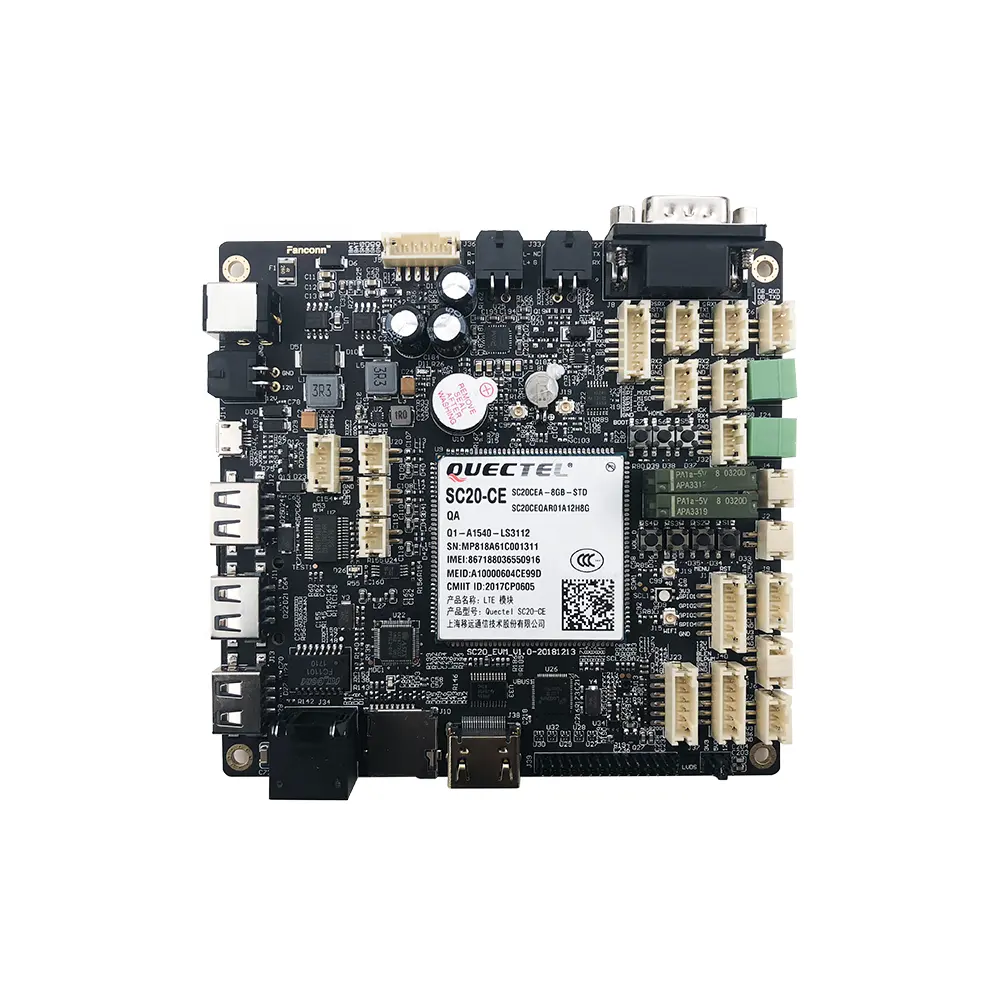 MSM8909 Development Board Lvds Scherm Smart Lte Module SC20 Voor Pos Industrie Pc Tracker Bewegwijzering